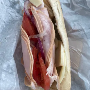 Trash glob of plain meat this is by far the most disgusting sandwich I have ever had