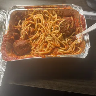 Meat sauce? It's more like barely sauce. Sorry guys! I really wanted to enjoy this but it really fell short.