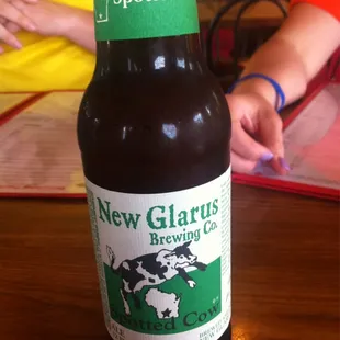 Spotted cow! YUM!