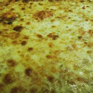 Cheesy pizza!
