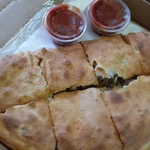 Steak Calzone!!