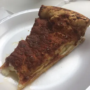 Red top pizza! I'm a first timer... and it's amazing. Omg. One piece was filling enough but I had to stuff in a second it was so good.