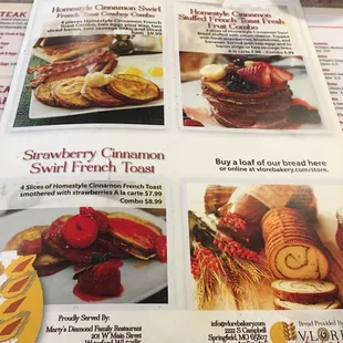 Specials for breakfast!