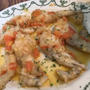 Frog leg scampi!