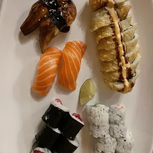 sushi, sushi and sashimi, sashimi, food