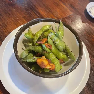 Garlic Edamame