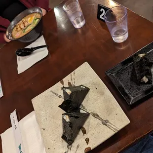 Tonkatsu Ramen and onigiri
