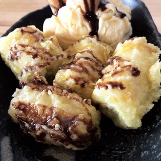 Tempura banana