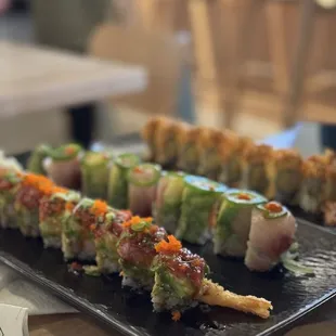 First  on the left is Captain's secret (my favorite)