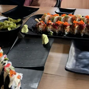 captain roll, roe roll, and pink lady