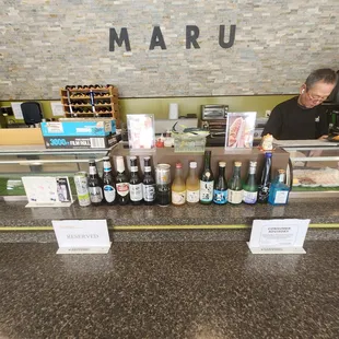 a man behind the counter