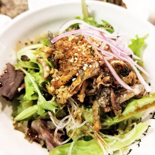 Salmon Skin Salad