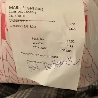 Mango Salmon Roll