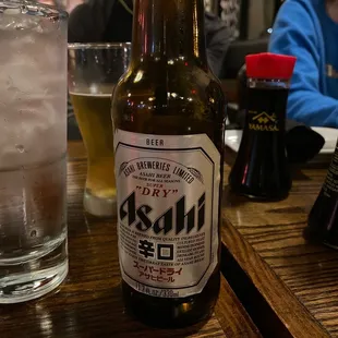  bottle of beer on a table
