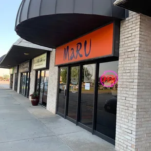 he outside of the restaurant