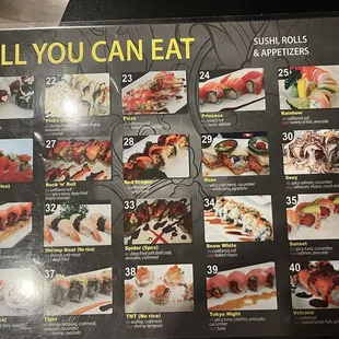 sushi and sashimi