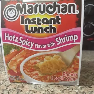 Hot Spicy Flavor w/ Shrimp Instant Lunch