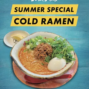 Come enjoy our summer Ramen