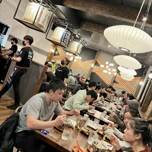 sushi and sashimi, interior