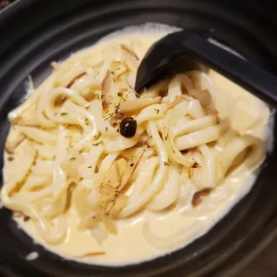 Mushroom Cream Udon