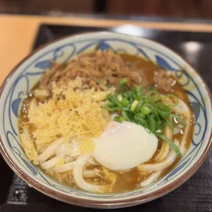Nikutama Served with Sweet Beef and Soft Boiled Egg
