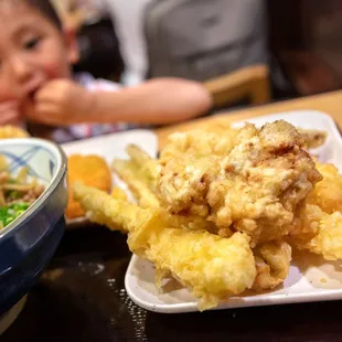Assorted tempura