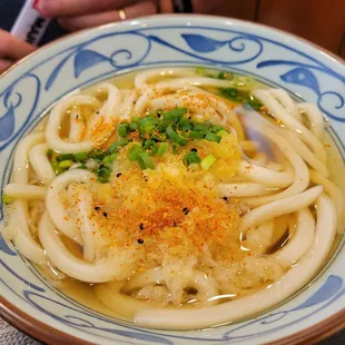 Kake Udon with spicy topping