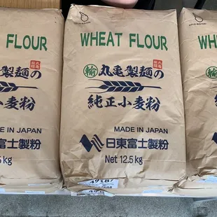 Bags and bags of flour