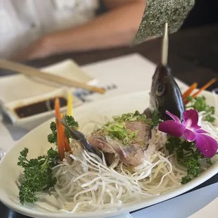 Aji sashimi I'm so happy!!!!!!!!