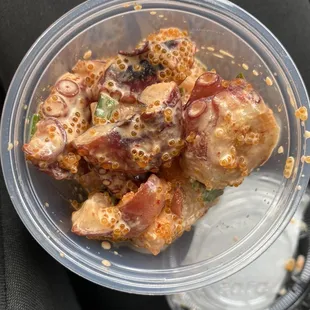 Spicy tako