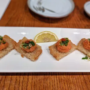 Spicy Tuna on Crispy Rice