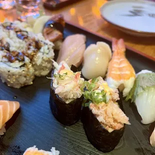 sushi, sushi and sashimi, sashimi, food