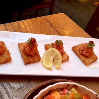 Spicy Tuna on Crispy Sushi Rice