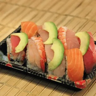 sushi and sashimi, food, sashimi, sushi