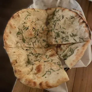 Rosemary naan