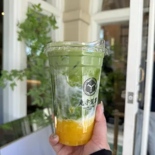 Matcha Mango Latte