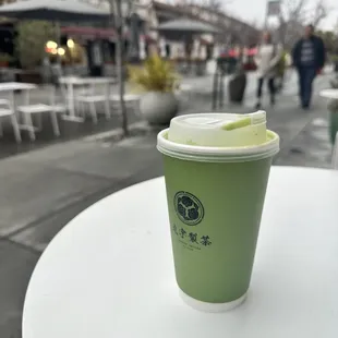 Pistachio Matcha Latte
