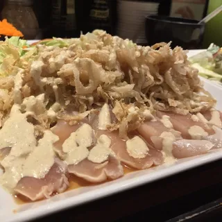 Albacore Tataki with Crispy Onion