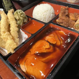 Salmon Teriyaki Dinner