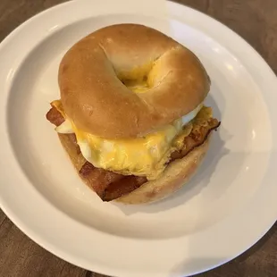 Breakfast bagel