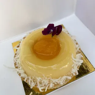 Passion fruit tart