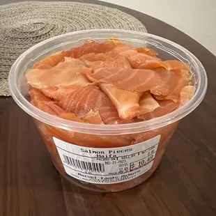 Smoked salmon. The salty kind to go with beer