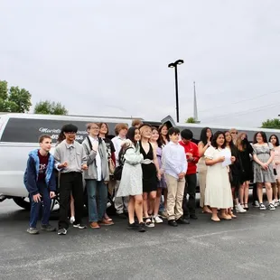 Rented a 25 person limo for my daughters 8th grade graduating class