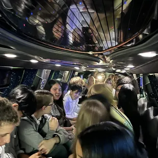 Rented a 25 person limo for my daughters 8th grade graduating class