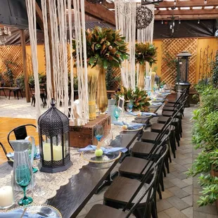 Example Set up with Dance Floor  for Private Events