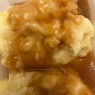 mashed potatoes and gravy