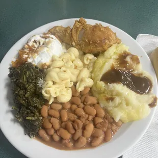 a plate of food