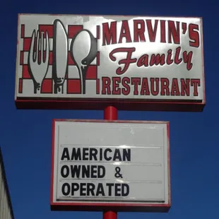 Marvin's Family Restaurant in Fayetteville, Tennessee.