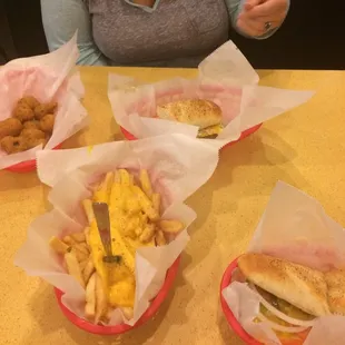 GCB and Franks cheese fries!