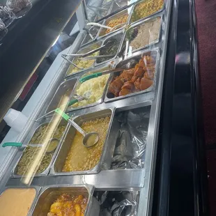 Hot deli foods.  Meat and three kind of place.